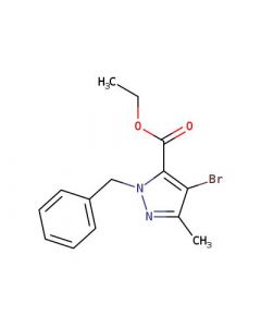 Astatech ETHYL 1-BENZYL-4-BROMO-3-METHYL-1H-PYRAZOLE-5-CARBOXYLATE, 97.00% Purity, 0.25G